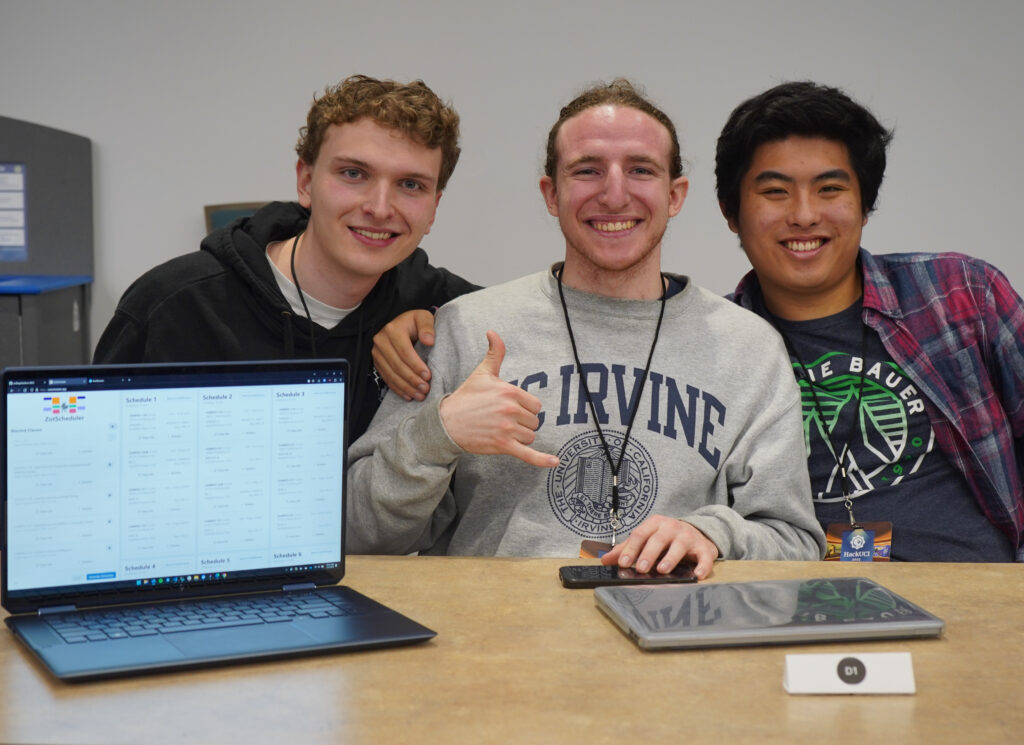 Student Creativity and Innovation Take Center Stage at Hack at UCI 2023